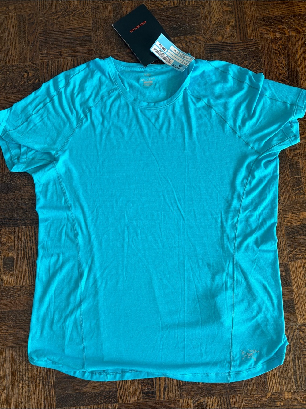 Arc'teryx Women's Short Sleeve Tee in Bright Turquoise
